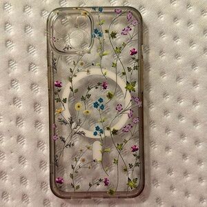 Clear Floral iPhone 13 MagSafe Case